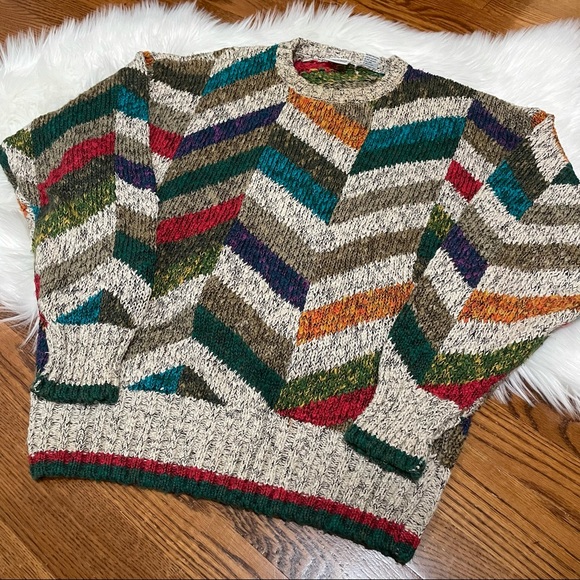 Vintage Other - Vintage Cotton Linen Sweater